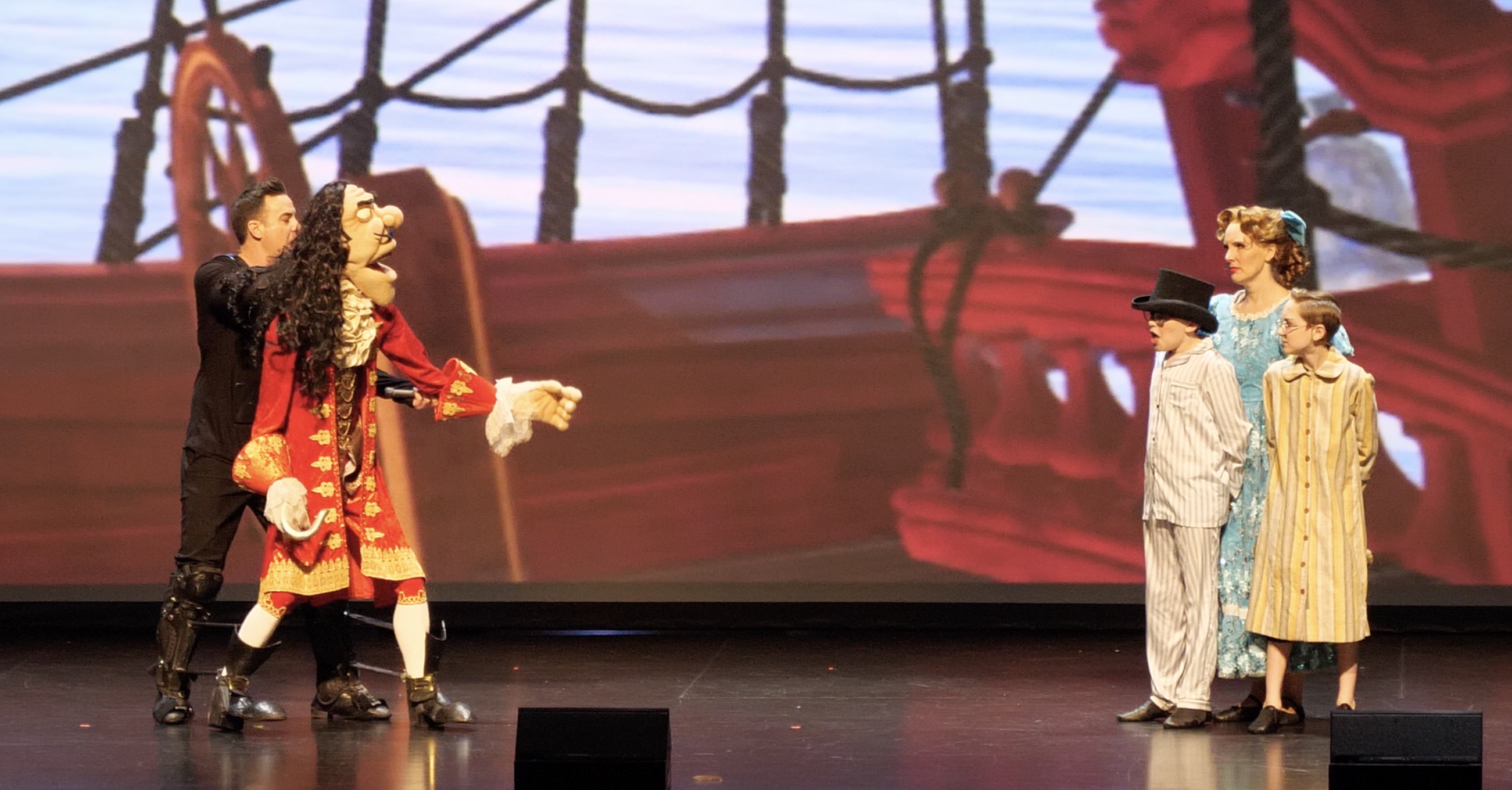 Captain Hook Talking To Wendy & Siblings